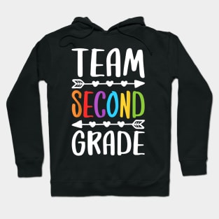 Team Second Grade T-Shirt 2nd Grade Teacher Student Gift Hoodie